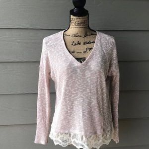 2/$15 Jessica Simpson pink sweater top